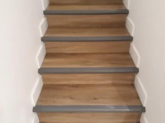Rénovation d'un escalier à Clères